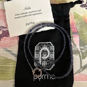 Pyrrha Iolite Necklace - Sophisticated Blue Jewelry